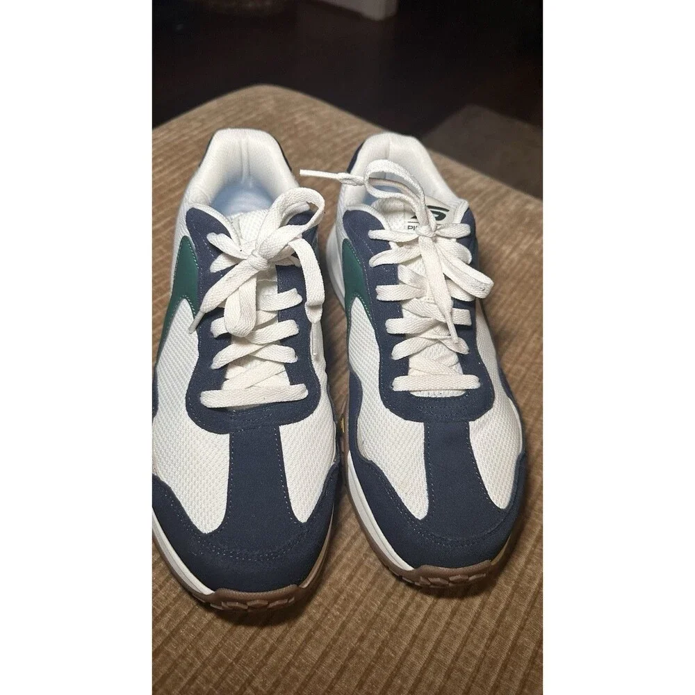 Skechers Men’s Court Frenzy PICKLEBALL Shoe Sneaker Navy Green Sz 10